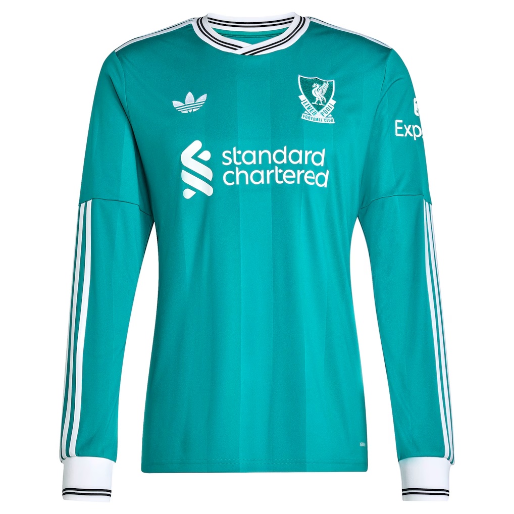 Alexander Isak Liverpool adidas 2025/26 Third Replica Long Sleeve Player Jersey - Green