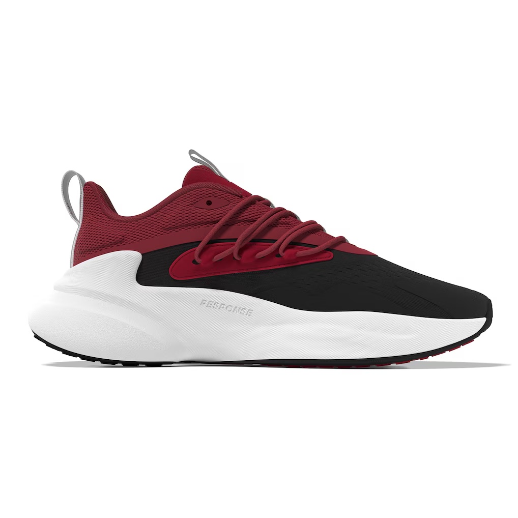 Indiana Hoosiers adidas Unisex AlphaBoost V2 Shoes - Black/Crimson