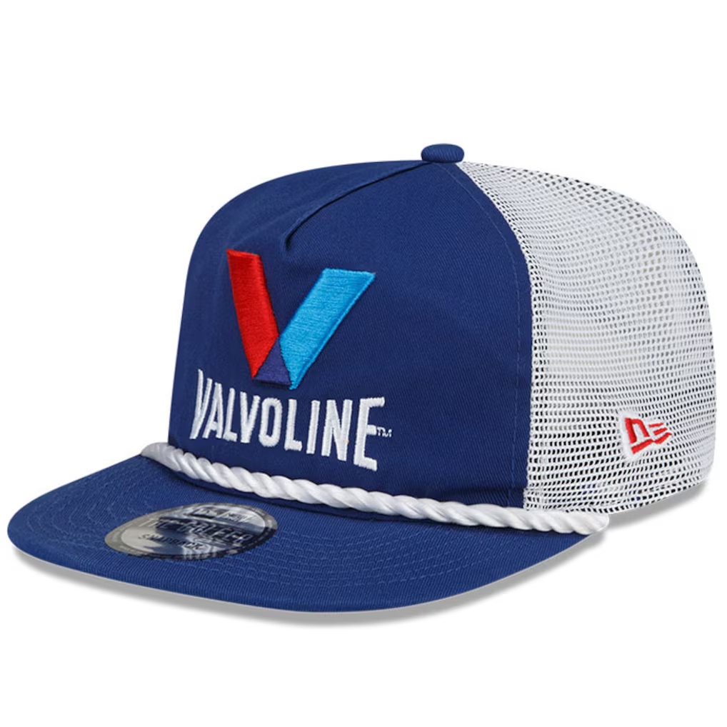 Kyle Larson New Era Golfer Snapback Adjustable Hat - Royal/White