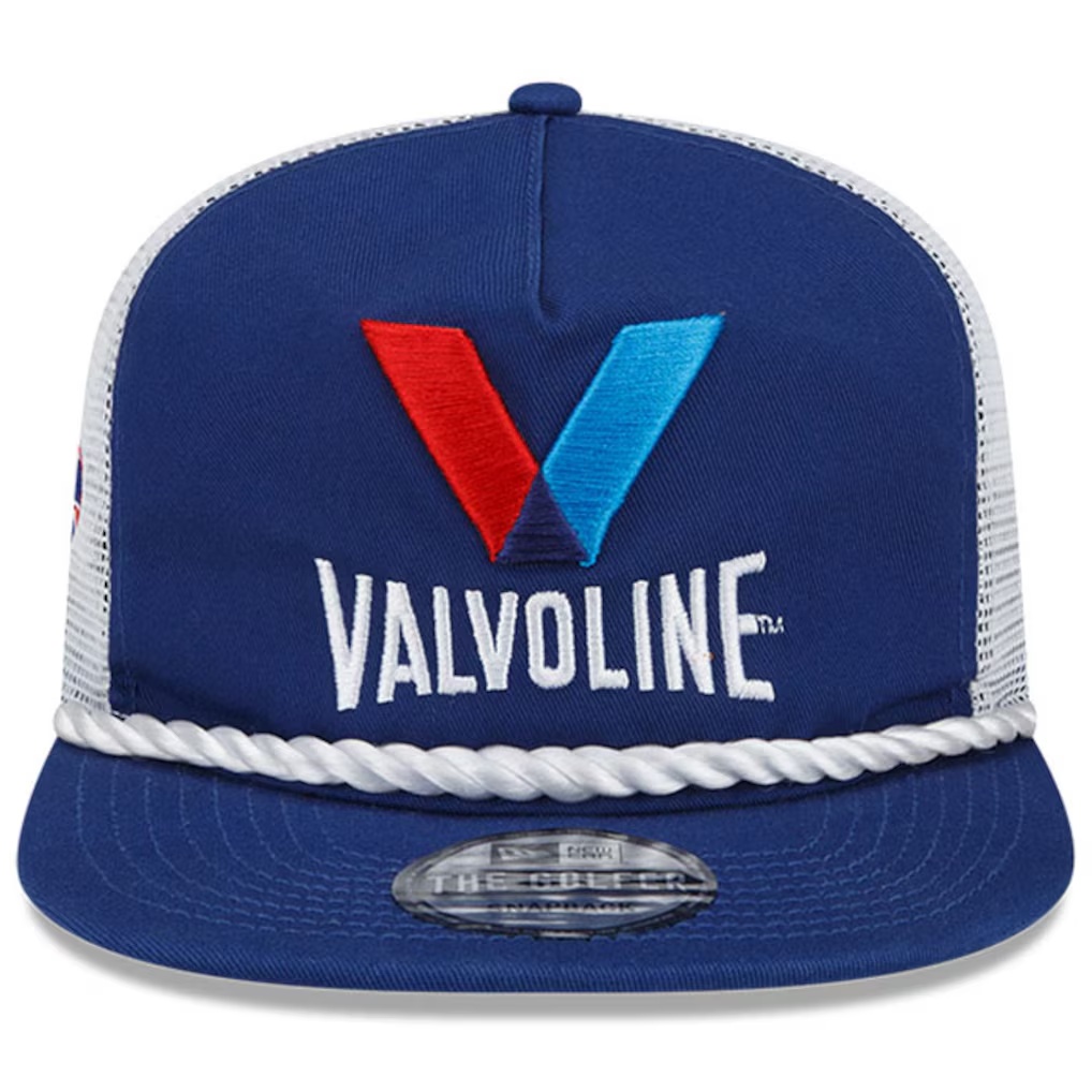 Kyle Larson New Era Golfer Snapback Adjustable Hat - Royal/White