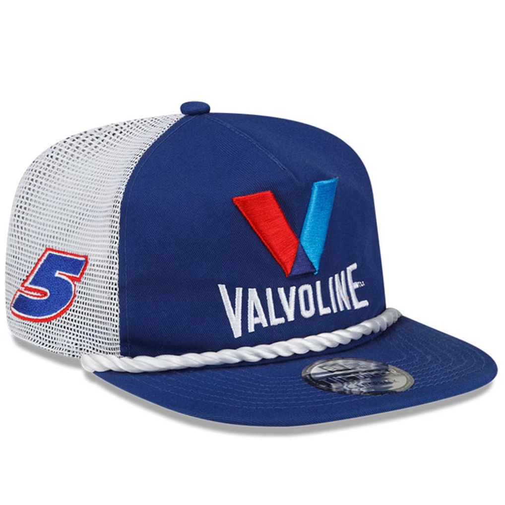 2997-Kyle-Larson-New-Era-Golfer-Snapback-Adjustable-Hat-Royal-White-3.jpg Kyle Larson New Era Golfer Snapback Adjustable Hat - Royal/White