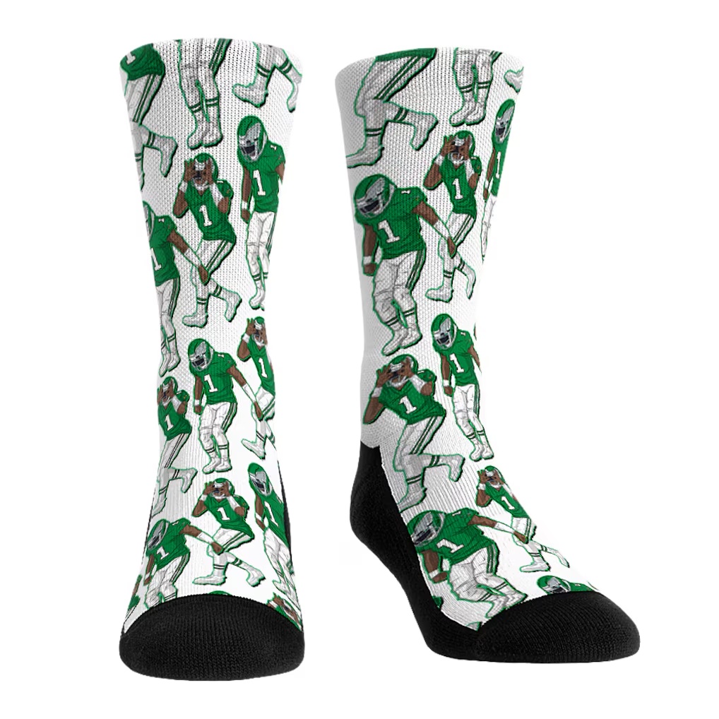 3005-Jalen-Hurts-Philadelphia-Eagles-Rock-Em-Socks-Unisex-Player-Celebration-Crew-Socks-1.jpg Jalen Hurts Philadelphia Eagles Rock Em Socks Unisex Player Celebration Crew Socks