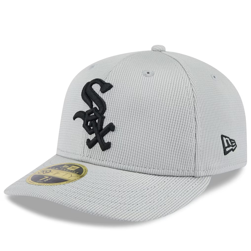 3009-Chicago-White-Sox-New-Era-2025-Spring-Training-Low-Profile-59FIFTY-Fitted-Hat-Gray-3.jpg Chicago White Sox New Era 2025 Spring Training Low Profile 59FIFTY Fitted Hat - Gray