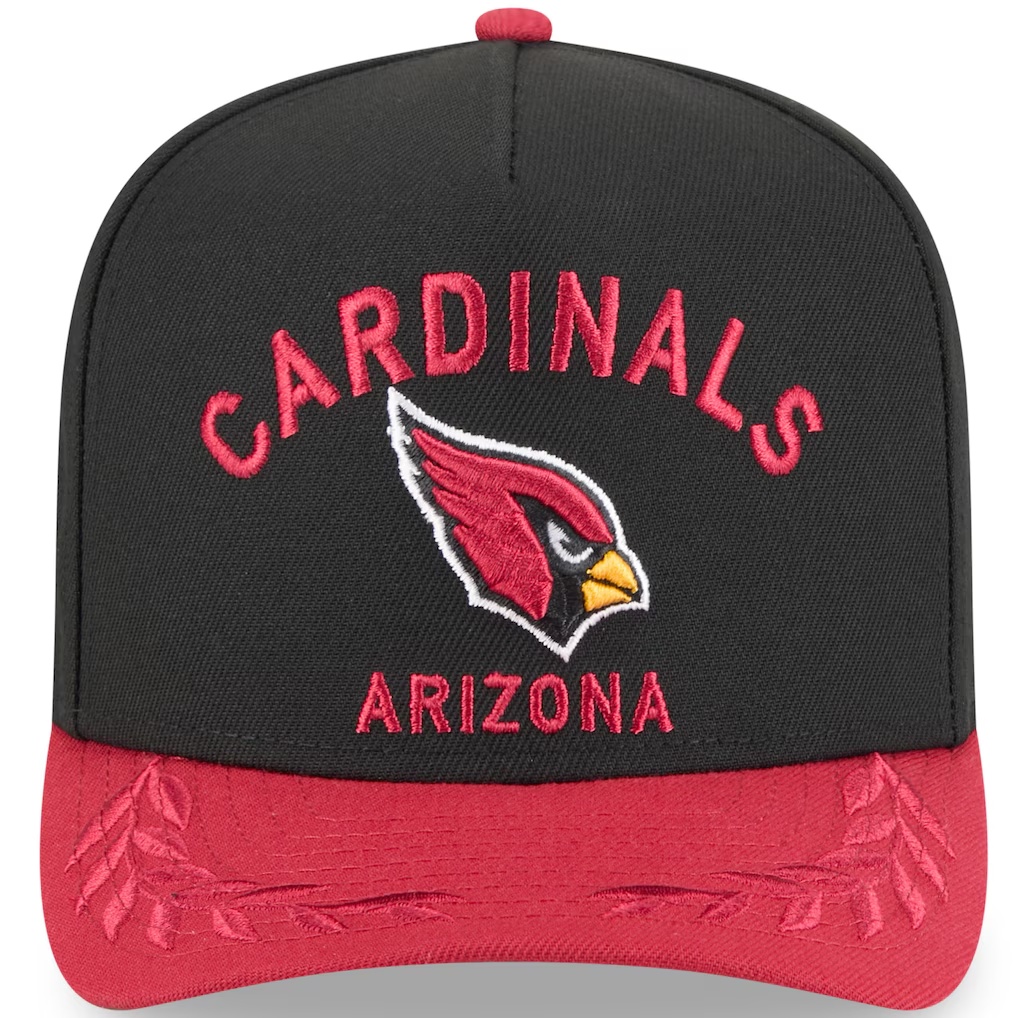 Arizona Cardinals New Era 2025 NFL Draft A-Frame 9FIFTY Snapback Hat - Black/Cardinal