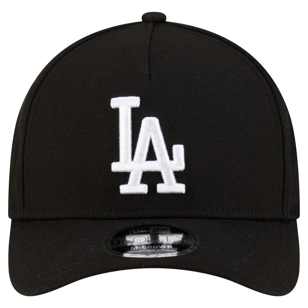 Los Angeles Dodgers New Era Player Replica 9FORTY Adjustable Hat - Black