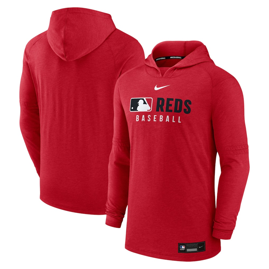 3250-Cincinnati-Reds-Nike-Authentic-Collection-Tri-Blend-Dri-FIT-Hoodie-Heather-Red-1.jpg Cincinnati Reds Nike Authentic Collection Tri-Blend Dri-FIT Hoodie - Heather Red