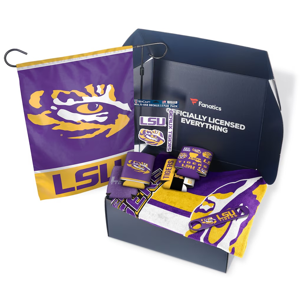 Fanatics LSU Tigers Tailgate Game Day Essentials Gift Box