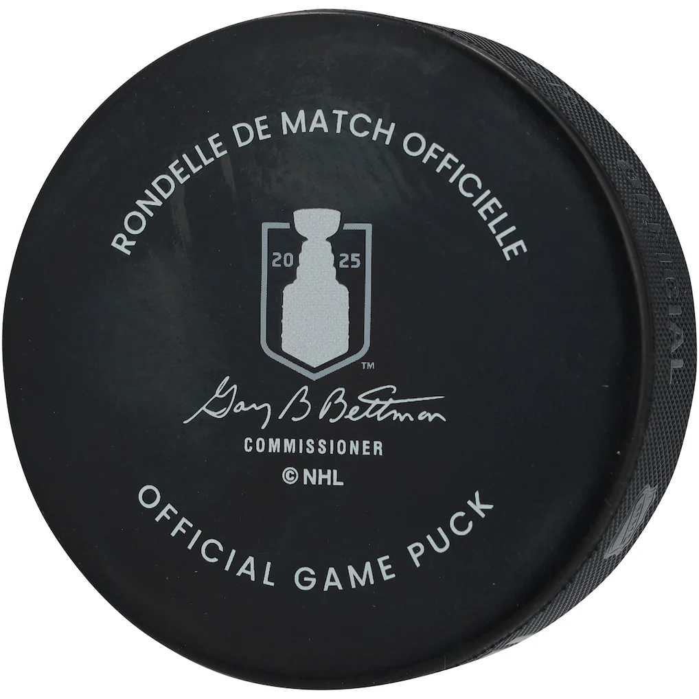 Sam Reinhart Florida Panthers Autographed Fanatics Authentic 2025 Stanley Cup Champions Official Game Puck