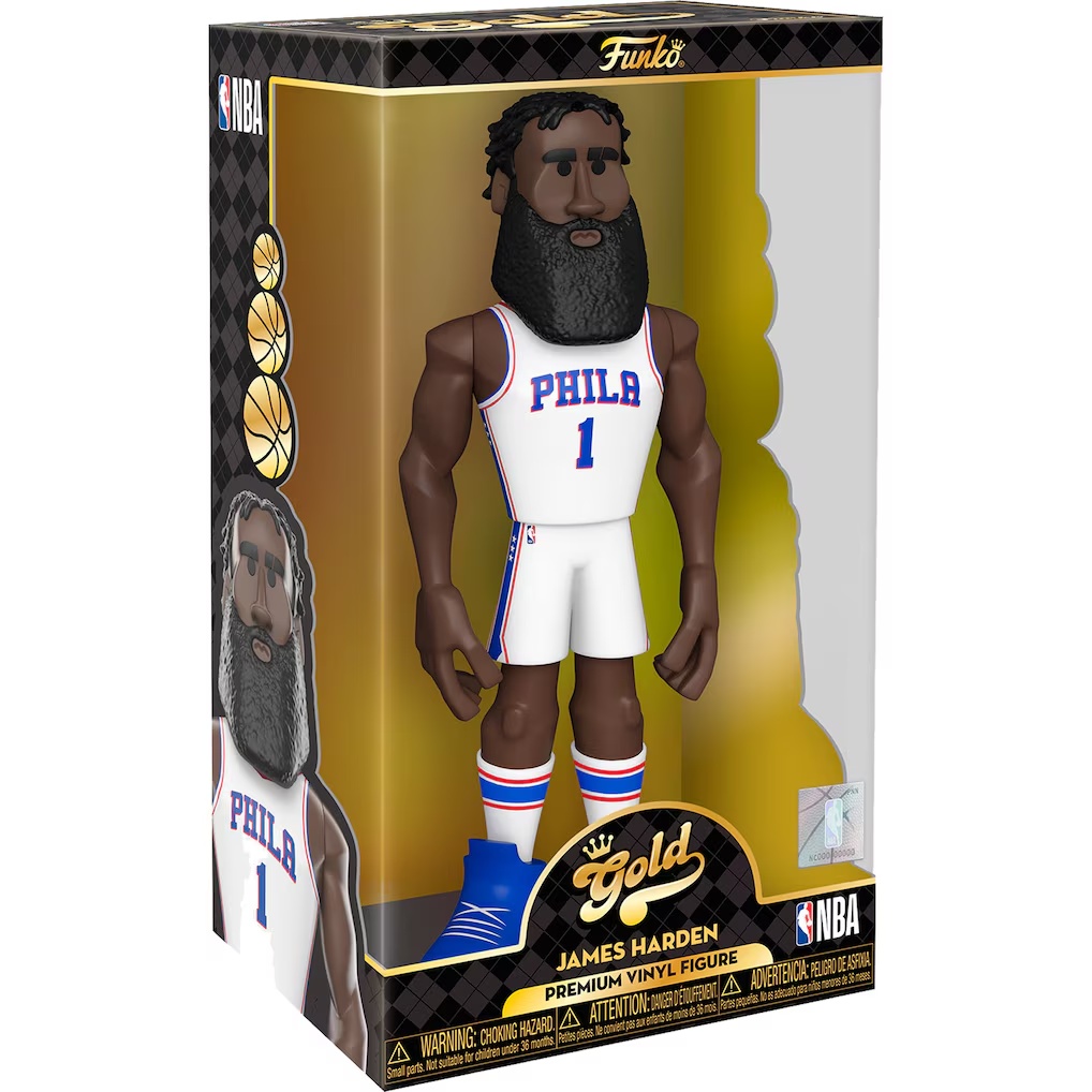 James Harden Philadelphia 76ers Funko GOLD Premium Vinyl Figure Mystery Box