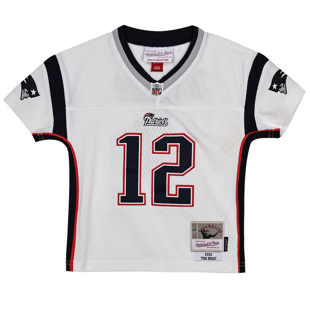 Tom Brady New England Patriots Mitchell & Ness Toddler 2000 Legacy Replica Jersey - White