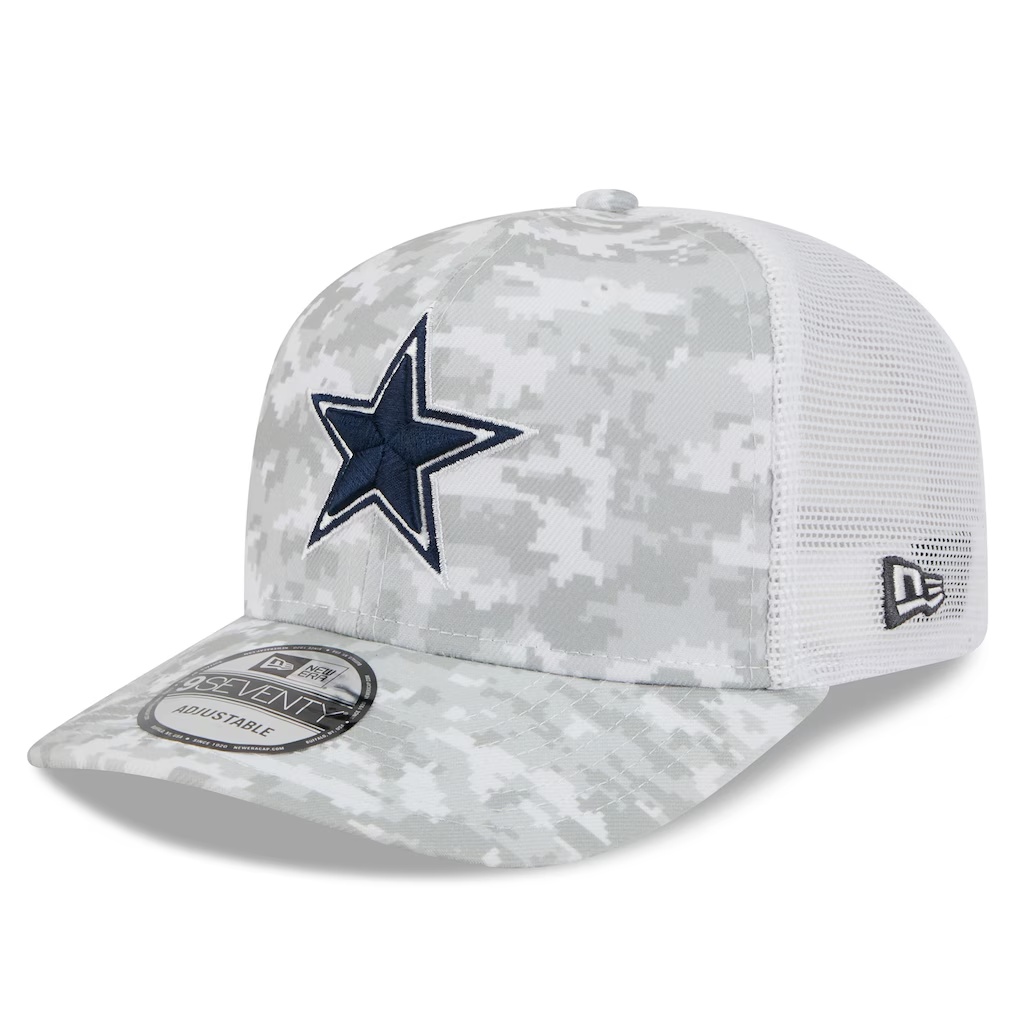 3455-Dallas-Cowboys-New-Era-Salute-to-Service-Fan-Pack-9SEVENTY-Trucker-Adjustable-Hat-White-3.jpg Dallas Cowboys New Era Salute to Service Fan Pack 9SEVENTY Trucker Adjustable Hat - White