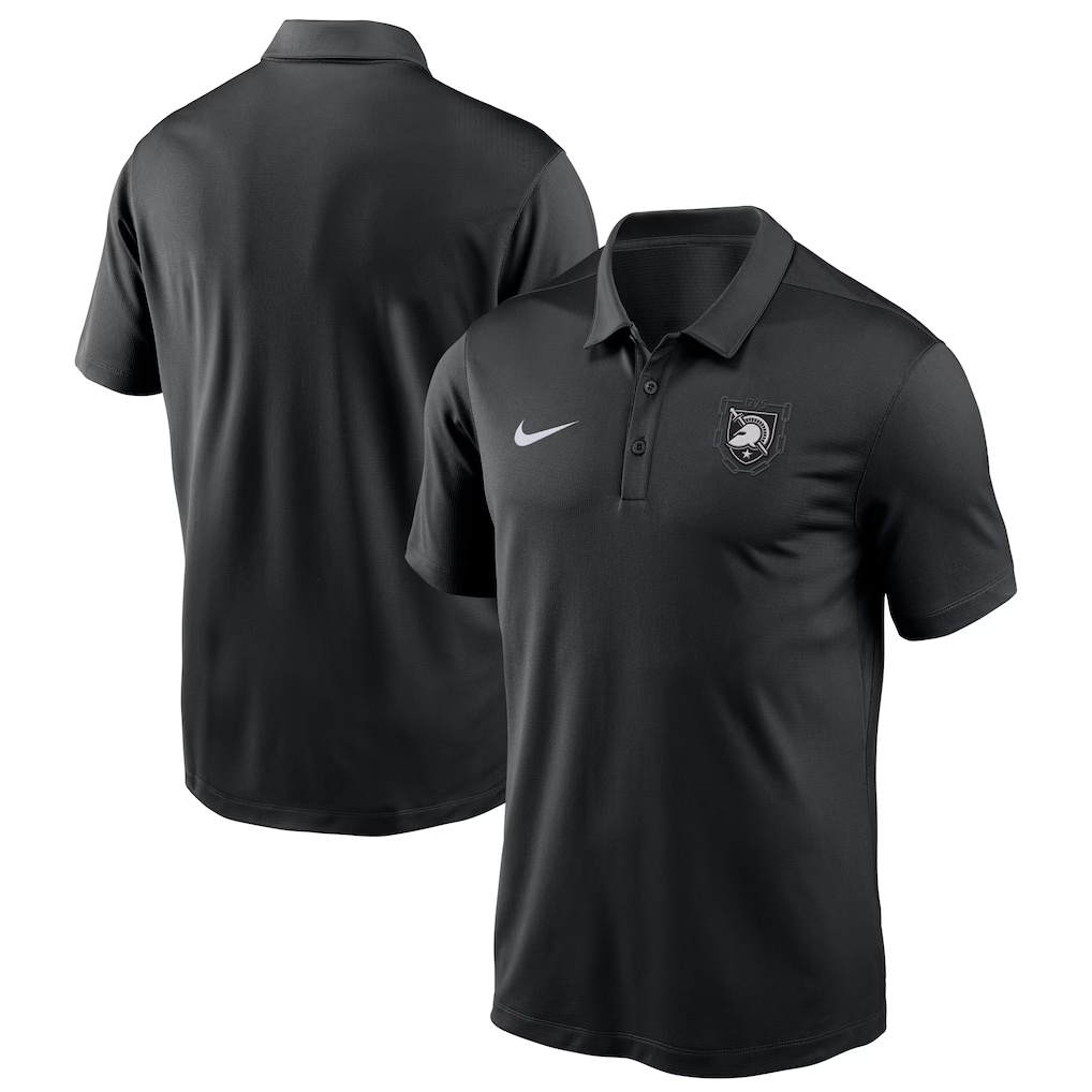 Army Black Knights Nike Army 250 Collection Dri-FIT Victory Solid Polo - Black