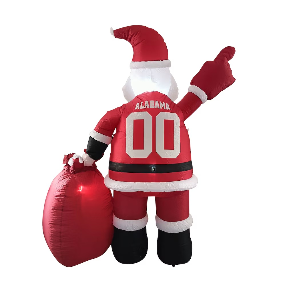 3597-Alabama-Crimson-Tide-7-Inflatable-Santa-3.jpg Alabama Crimson Tide 7' Inflatable Santa