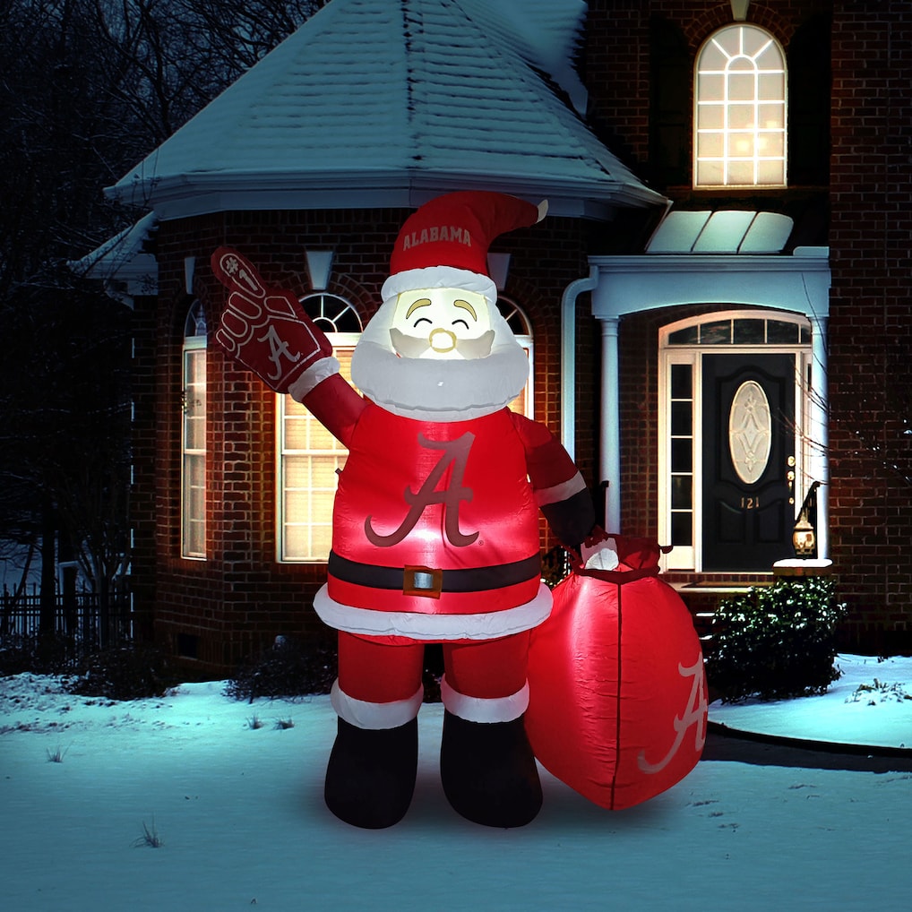 3597-Alabama-Crimson-Tide-7-Inflatable-Santa-5.jpg Alabama Crimson Tide 7' Inflatable Santa