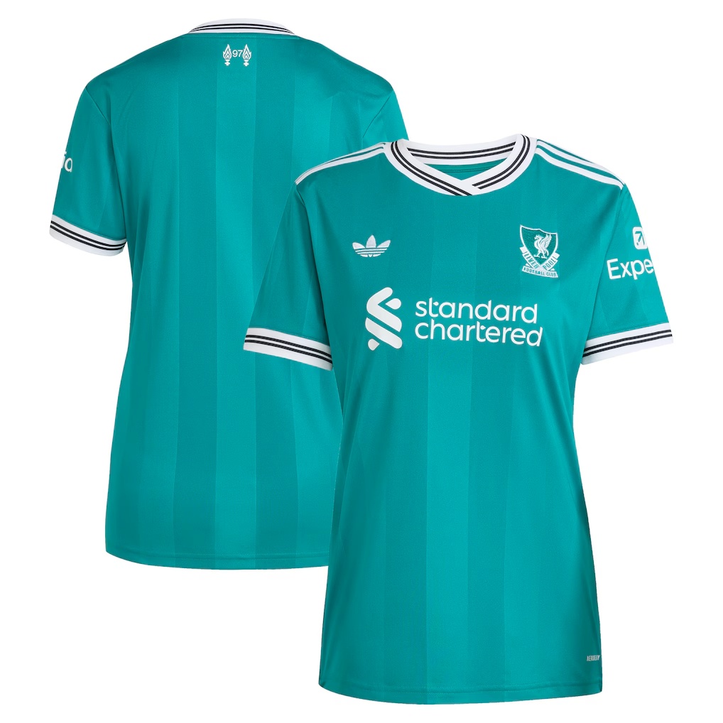 Liverpool adidas Women's 2025/26 Third Replica Jersey - Green