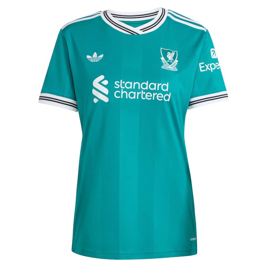 Liverpool adidas Women's 2025/26 Third Replica Jersey - Green