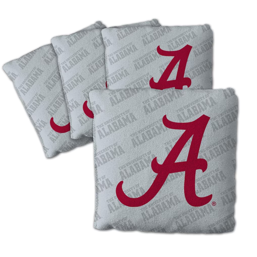 Alabama Crimson Tide YouTheFan Four-Piece Cornhole Bag Set