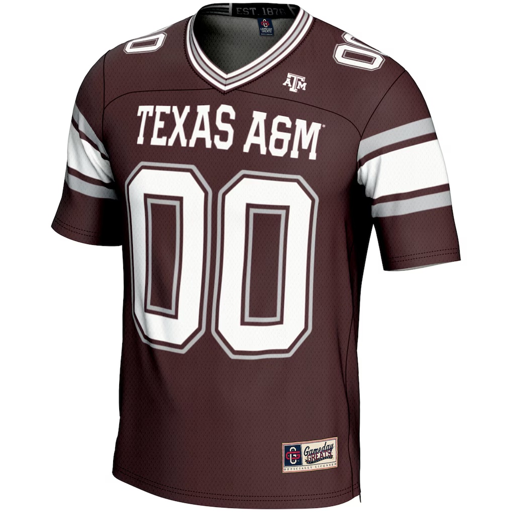 Texas A&M Aggies GameDay Greats Youth NIL Pick-A-Player Football Jersey - Maroon