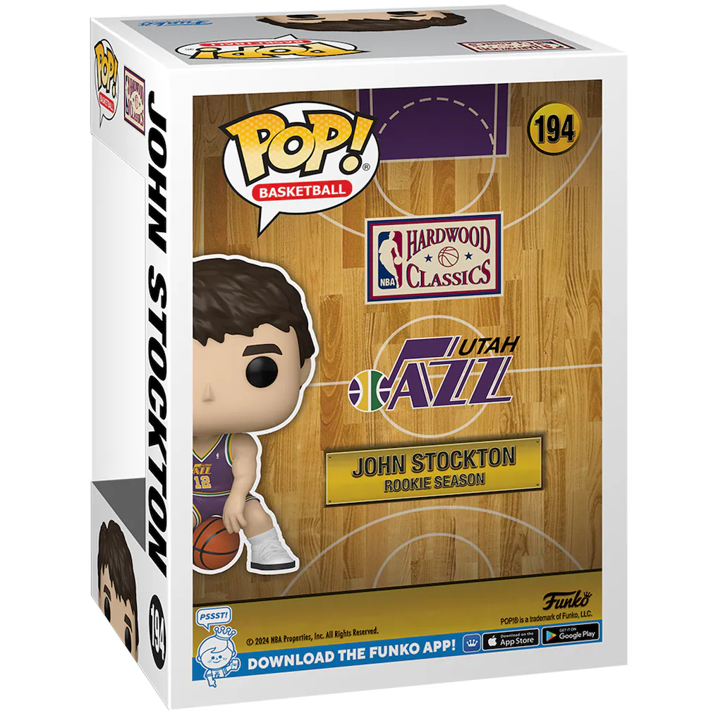 Utah Jazz Funko Pop! #194 John Stockton Vinyl Figure