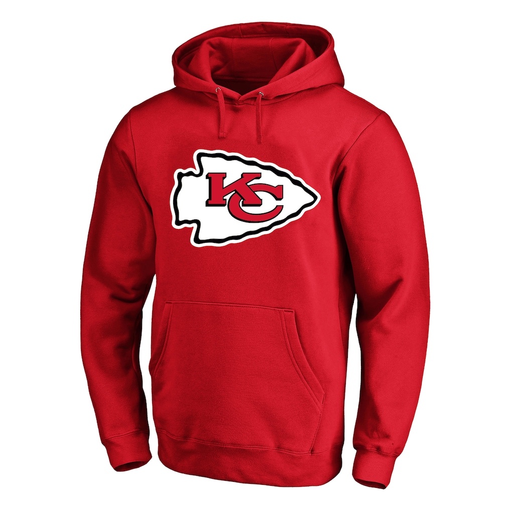 Travis Kelce Kansas City Chiefs Fanatics Big & Tall Name & Number Fleece Pullover Hoodie - Red