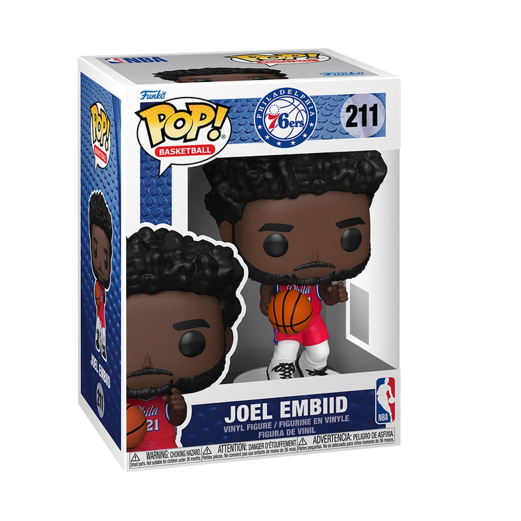 Joel Embiid Philadelphia 76ers Funko Pop! #211 Vinyl Figure