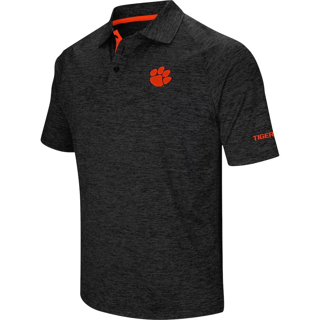 3817-Clemson-Tigers-Colosseum-Down-Swing-Polo-Black-2.jpg Clemson Tigers Colosseum Down Swing Polo - Black