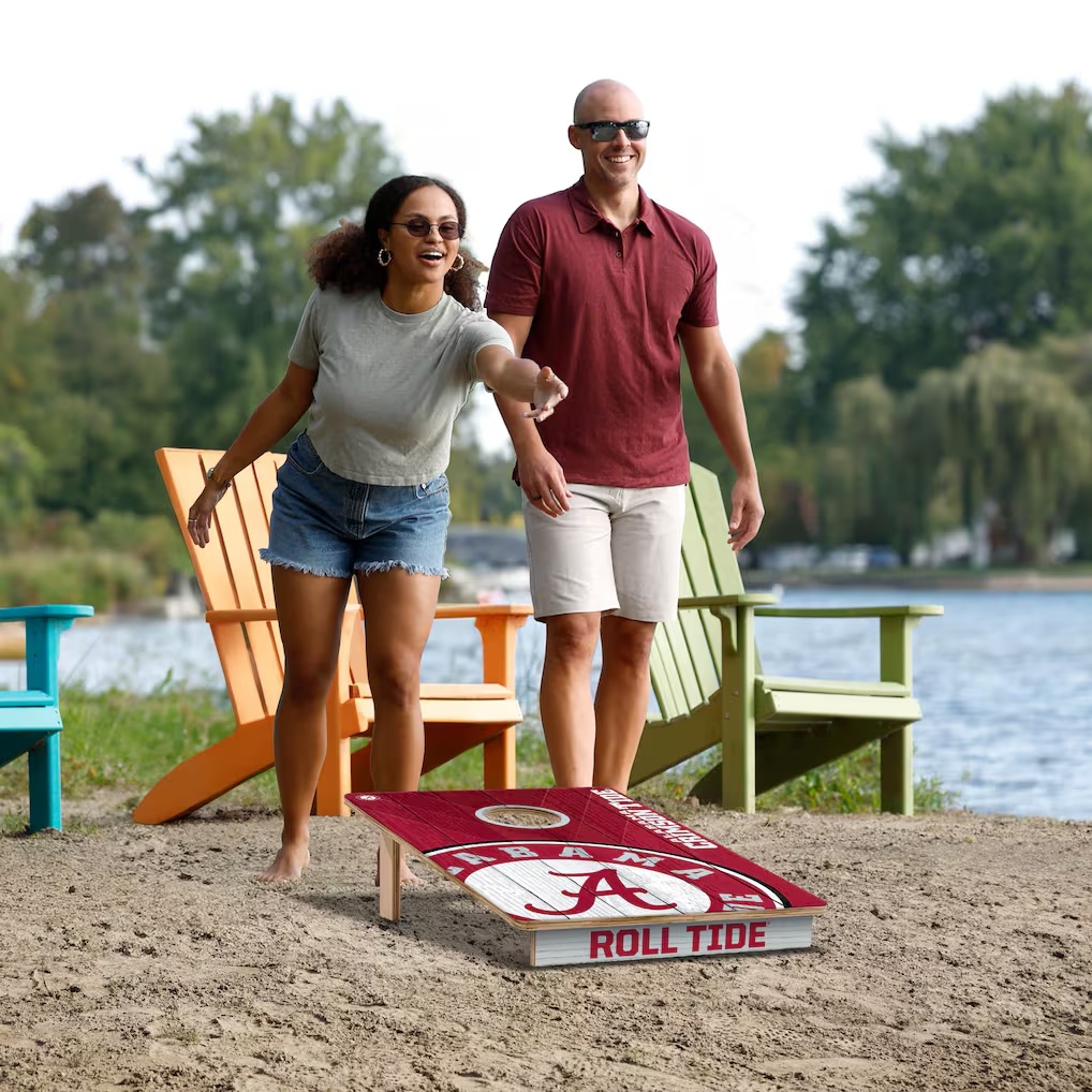 Alabama Crimson Tide YouTheFan 2' x 3' Cornhole Game with Bags