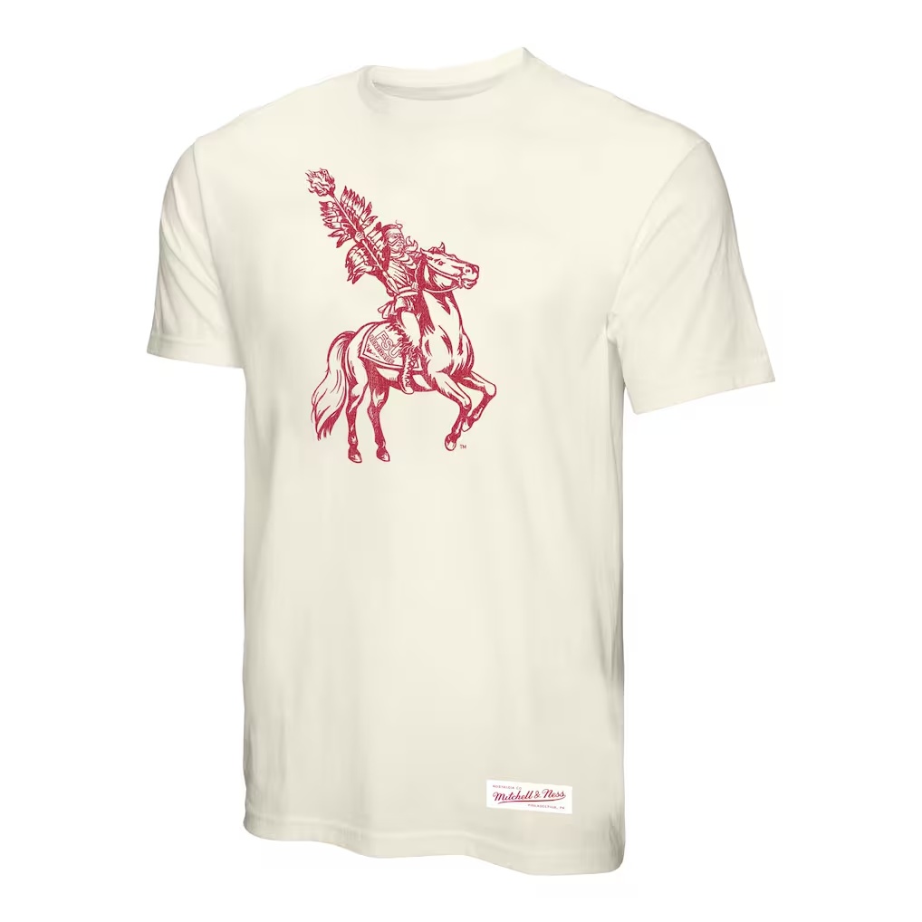 3834-Florida-State-Seminoles-Mitchell-Ness-Vintage-Tone-T-Shirt-Cream-2.jpg Florida State Seminoles Mitchell & Ness Vintage Tone T-Shirt - Cream