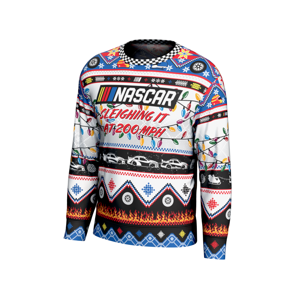 3994-NASCAR-ProSphere-Holiday-Sweatshirt-White-2.png NASCAR ProSphere Holiday Sweatshirt - White