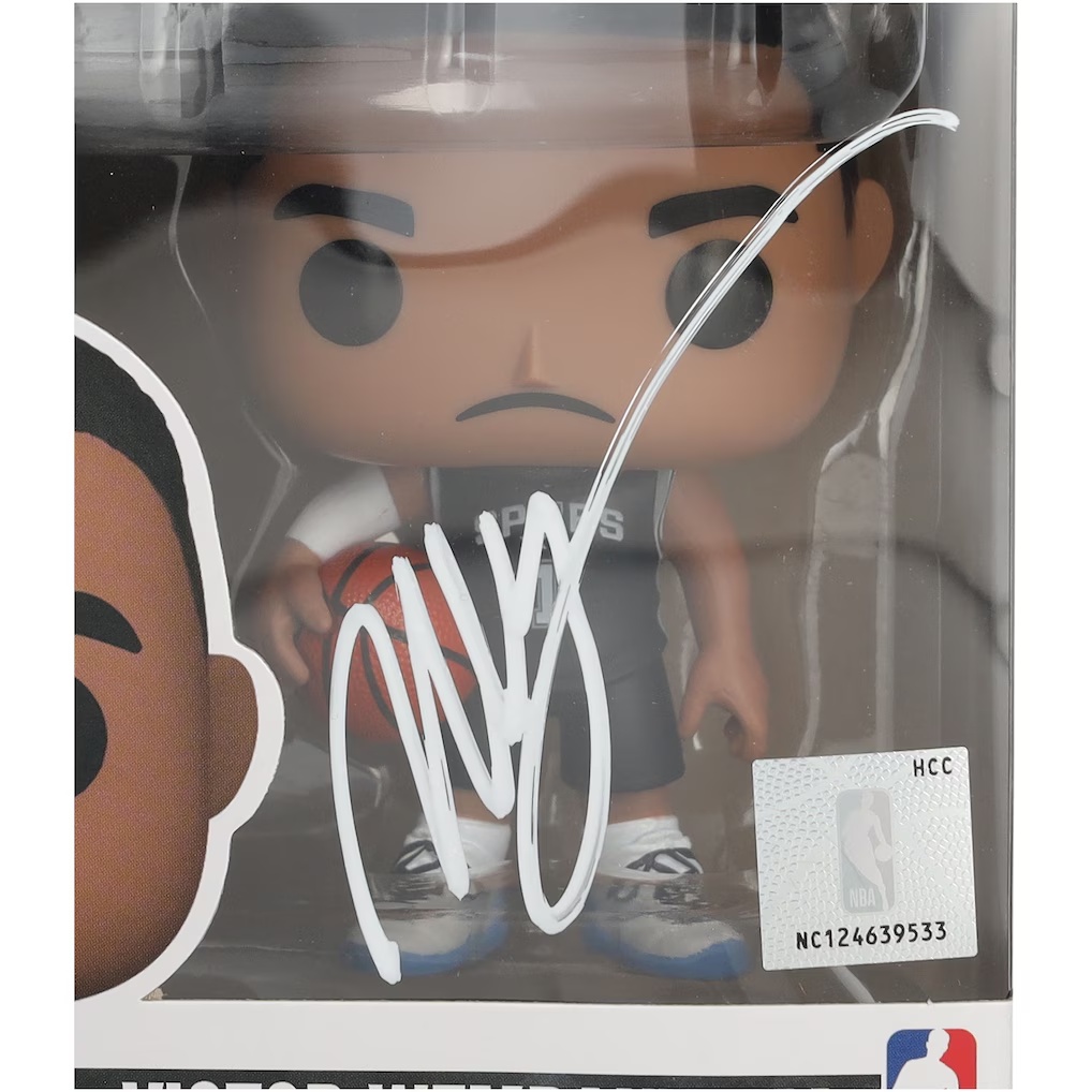 Victor Wembanyama San Antonio Spurs Autographed Fanatics Authentic #174 Funko POP! Figurine