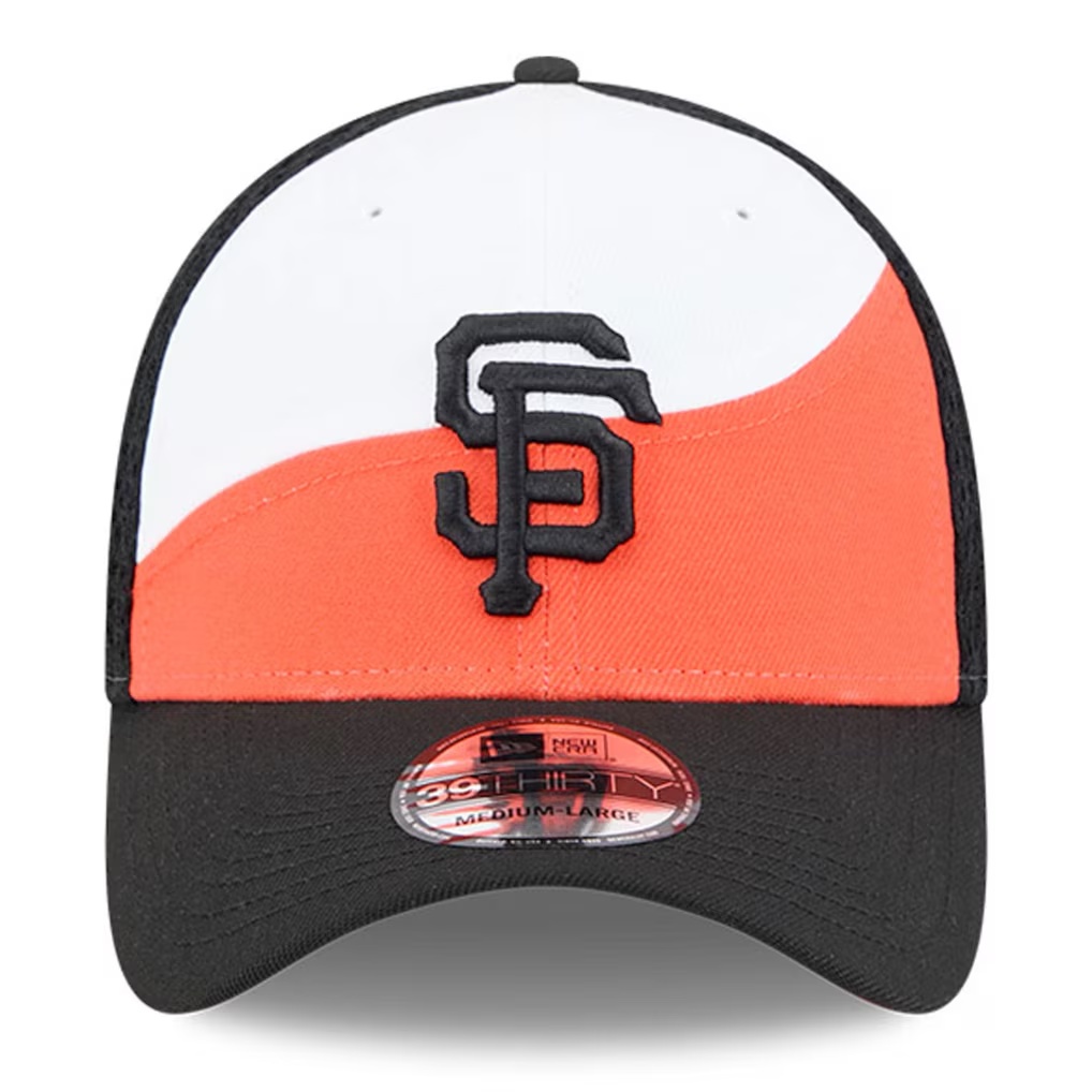 San Francisco Giants New Era 2025 Spring Training 39THIRTY Flex Hat - Orange/Black