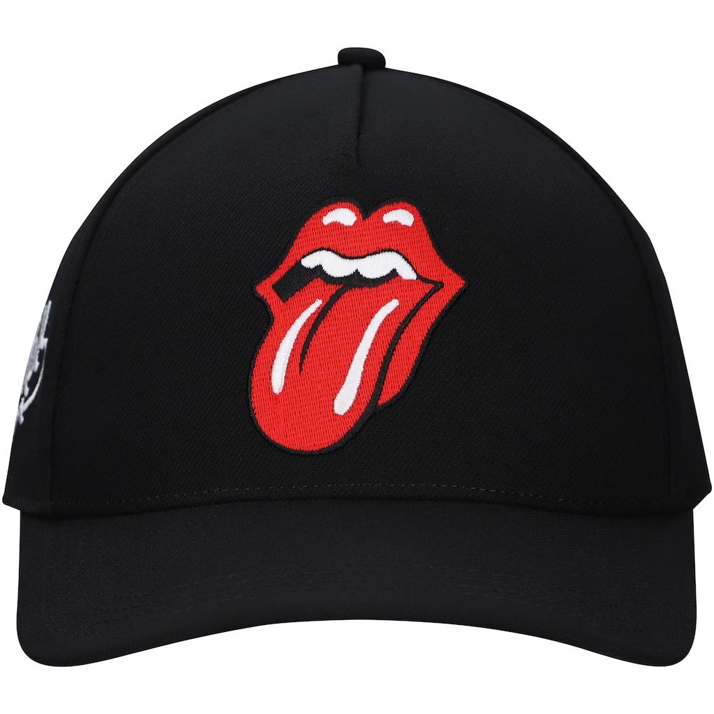 Rolling Stones It's Only Rock N' Roll A-Frame Adjustable Hat - Black