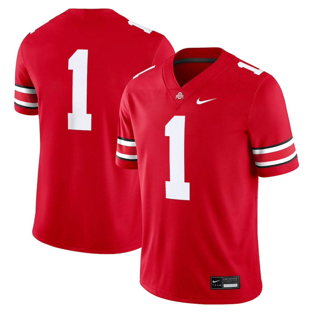#1 Ohio State Buckeyes Nike Game Jersey - Scarlet