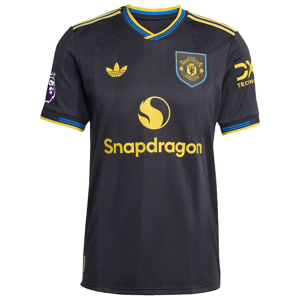 Bruno Fernandes Manchester United adidas 2025/26 Third Authentic Player Jersey - Black