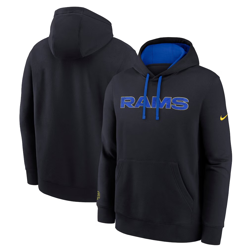 Los Angeles Rams Nike 2025 Rivalries Collection Club Hoodie - Midnight Blue