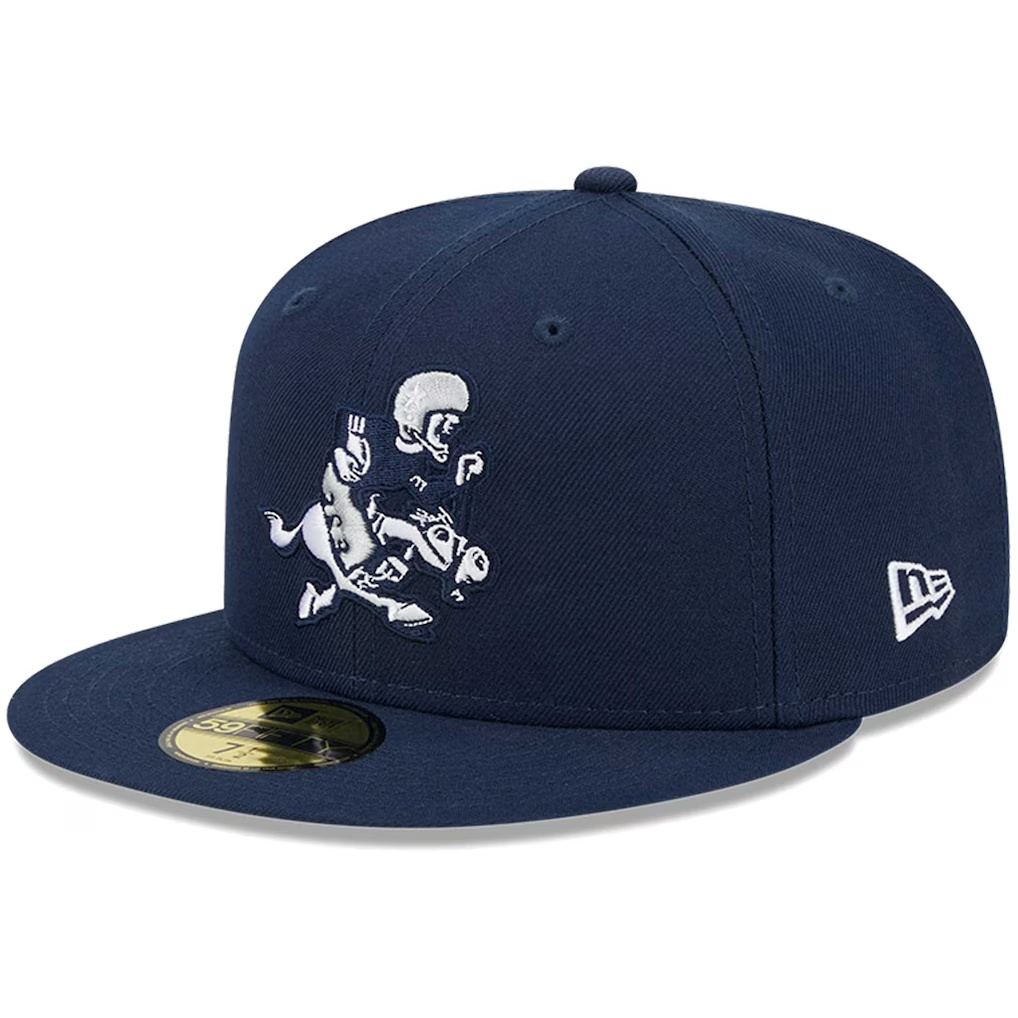 Dallas Cowboys New Era Retro Joe Main 59FIFTY Fitted Hat - Navy