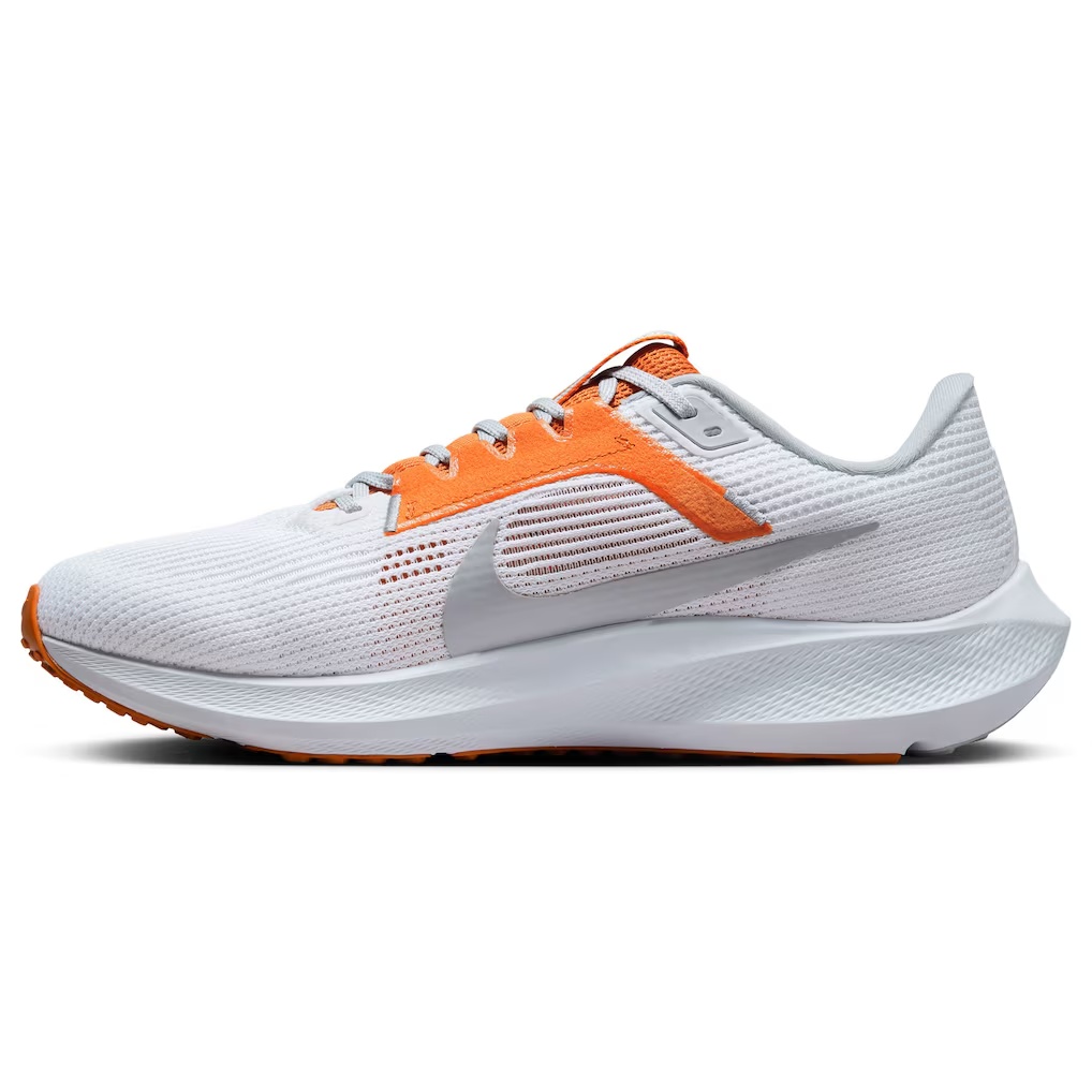 Tennessee Volunteers Nike Unisex Zoom Pegasus 40 Running Shoe - White