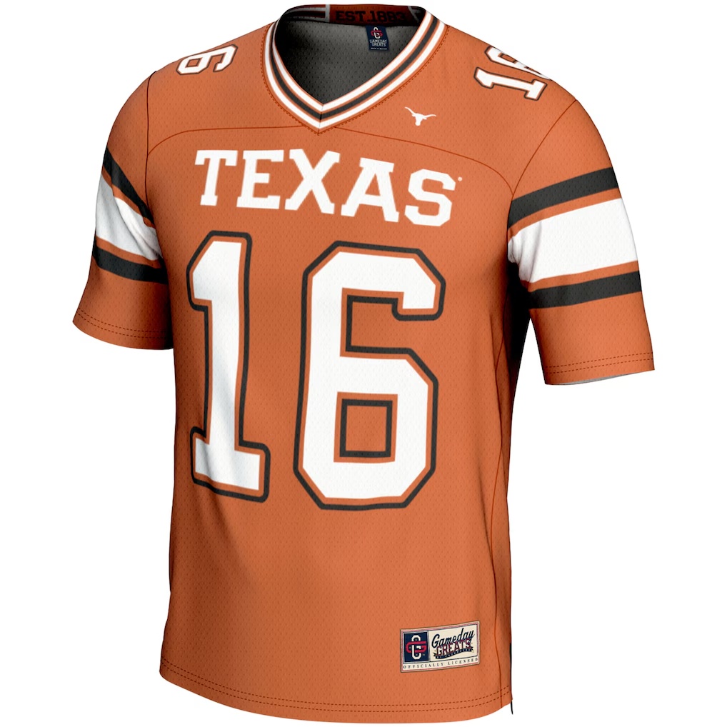 Arch Manning Texas Longhorns GameDay Greats NIL Player Football Jersey - Texas Orange