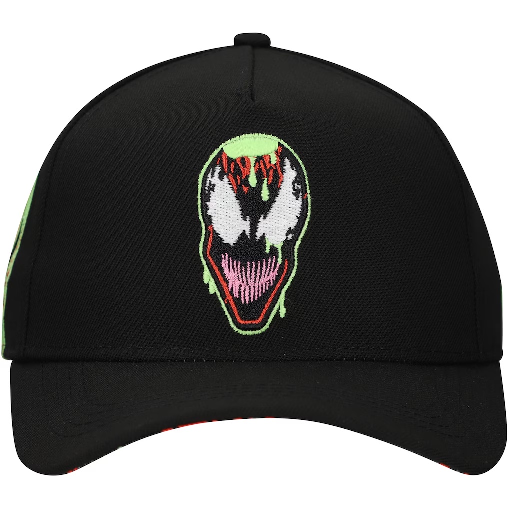 4833-Carnage-Glow-in-the-Dark-Radioactive-A-Frame-Adjustable-Hat-Black-2.jpg Carnage Glow-in-the-Dark Radioactive A-Frame Adjustable Hat - Black