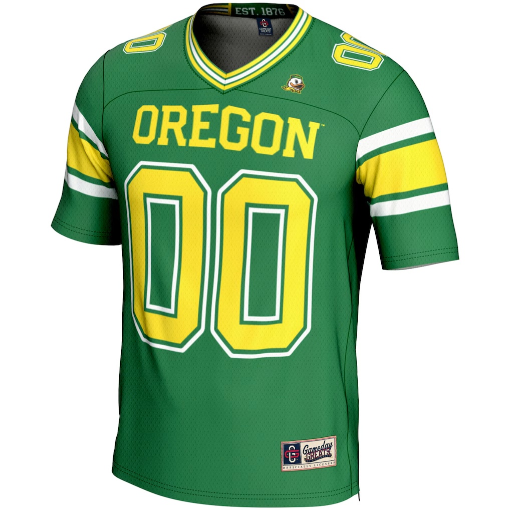Oregon Ducks GameDay Greats NIL Pick-A-Player Football Jersey - Green