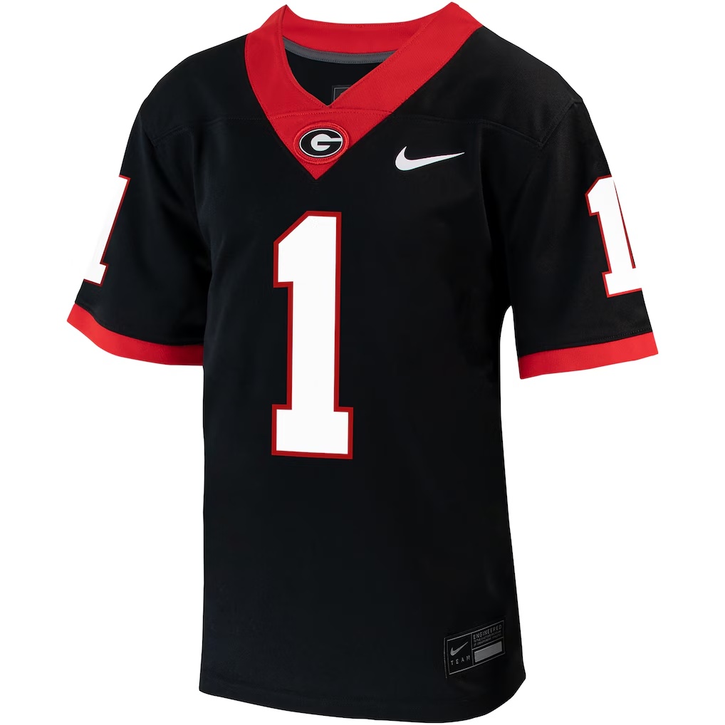 #1 Georgia Bulldogs Nike Youth Alternate Untouchable Jersey - Black