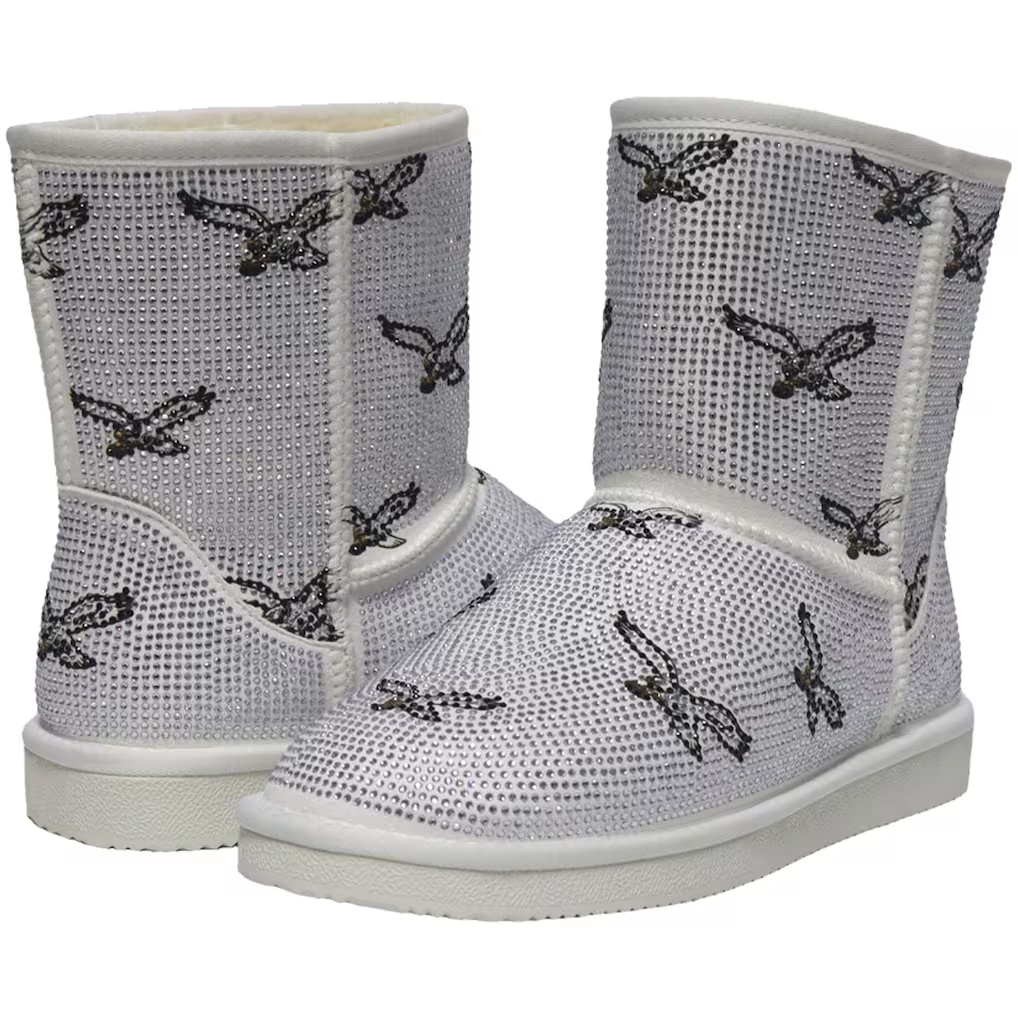 Philadelphia Eagles Cuce Women's Logo Pull on Ankle Boots