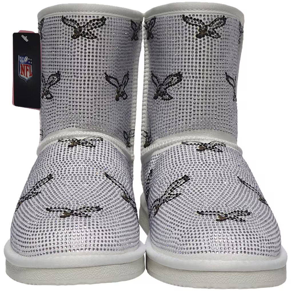 Philadelphia Eagles Cuce Women's Logo Pull on Ankle Boots