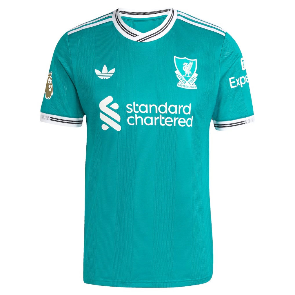 Liverpool adidas 2025/26 Third Authentic Custom Jersey - Green