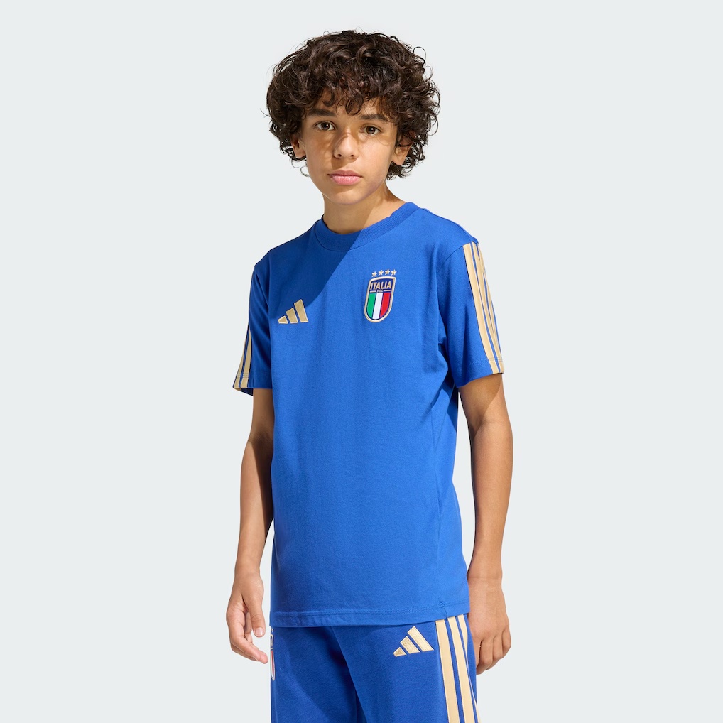 Italy National Team adidas Youth FIFA x World Cup Alphaskin T-Shirt - Blue