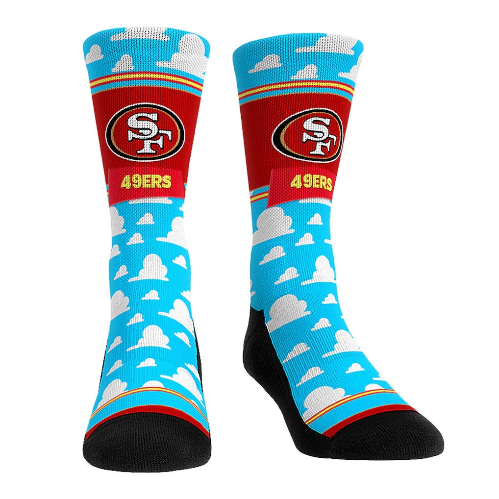 5141-San-Francisco-49ers-Rock-Em-Socks-Unisex-Toy-Story-3-Pack-Crew-Socks-3.jpg San Francisco 49ers Rock Em Socks Unisex Toy Story 3-Pack Crew Socks