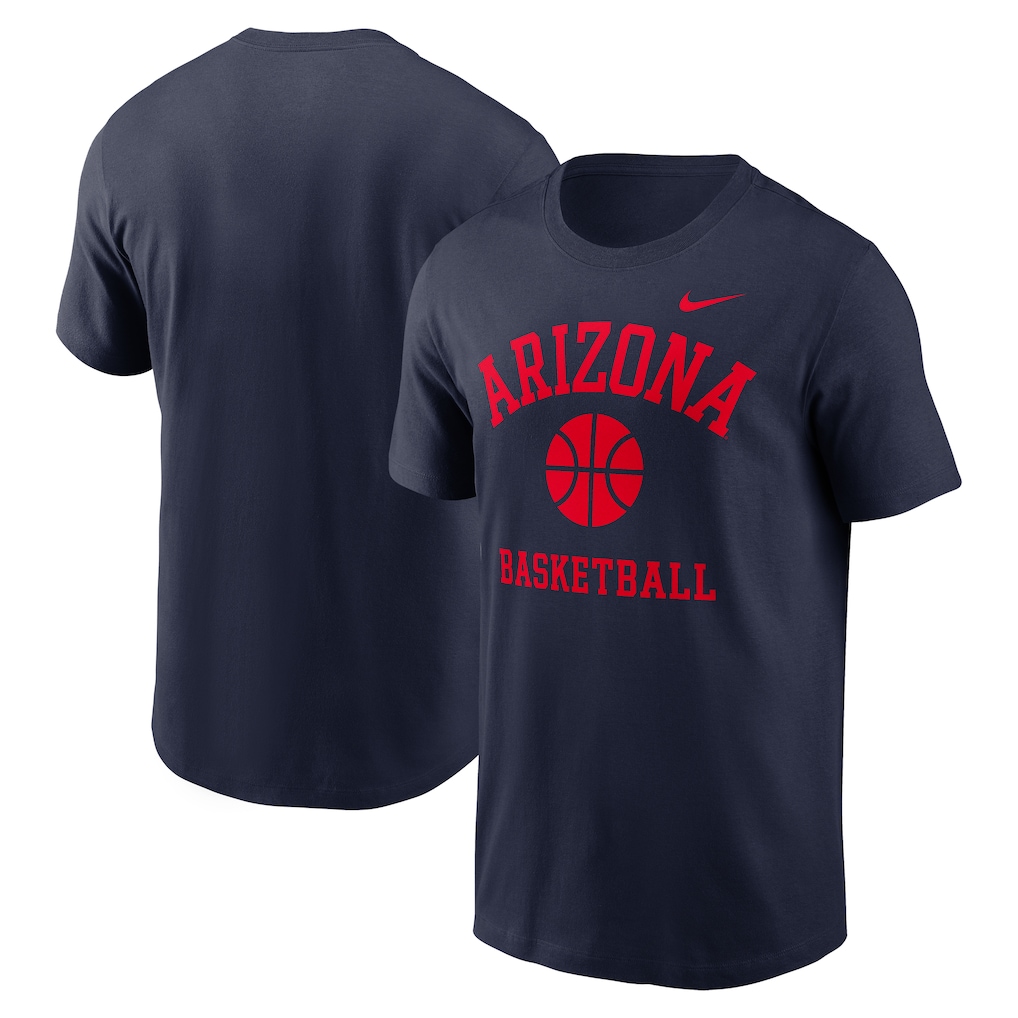 Arizona Wildcats Nike Basketball Icon T-Shirt - Navy
