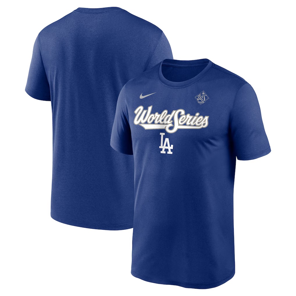 Los Angeles Dodgers Nike 2025 World Series Authentic Collection Legend Dri-FIT T-Shirt - Royal