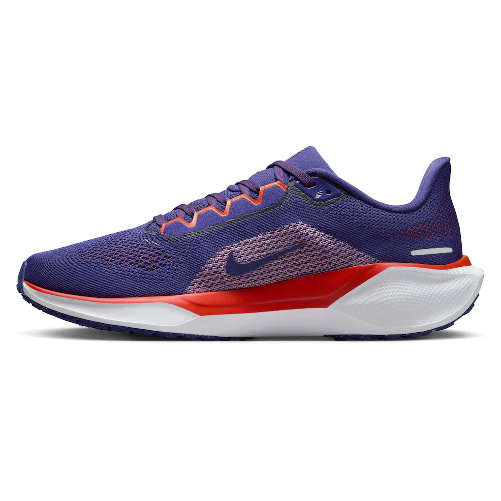 Clemson Tigers Nike Unisex Zoom Pegasus 41 Running Shoes - Purple