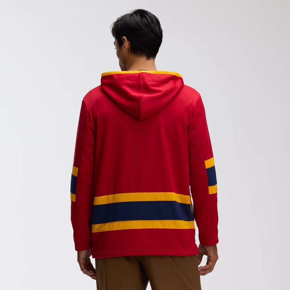Florida Panthers Fanatics 2026 NHL Winter Classic Lace Collar Hoodie - Bright Cardinal